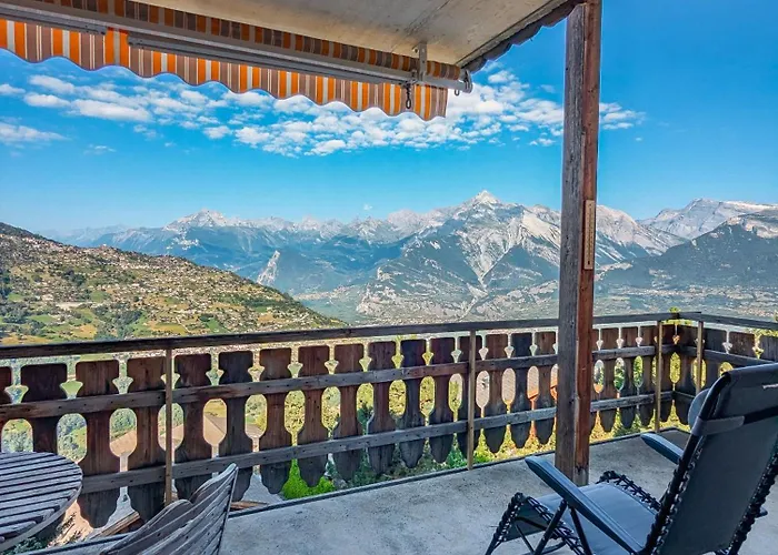 Avec Terrasse Et Vue Imprenable * Veysonnaz