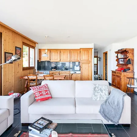 Avec Terrasse Et Vue Imprenable Apartmán Veysonnaz