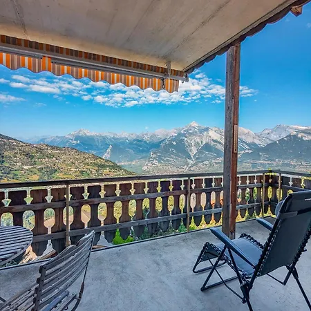 Avec Terrasse Et Vue Imprenable * Veysonnaz